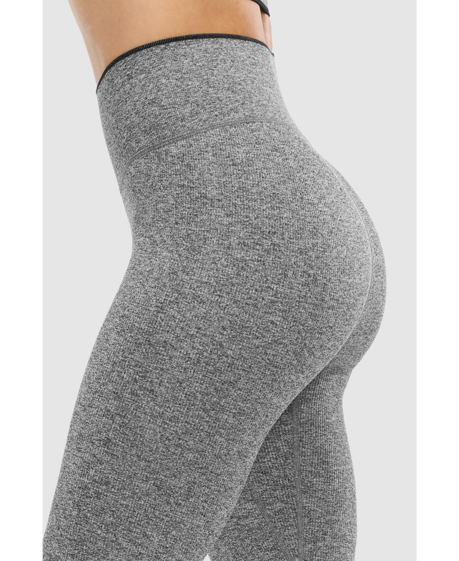 Women's Melange Micro Rib Seamless Legging