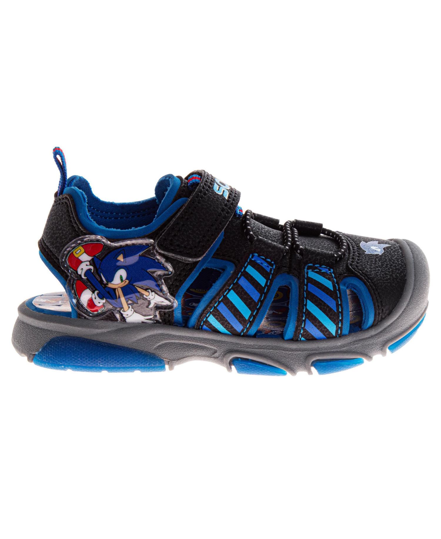 Little Boys Nickelodeon Sega Hook and Loop Sport Sandals with Tails