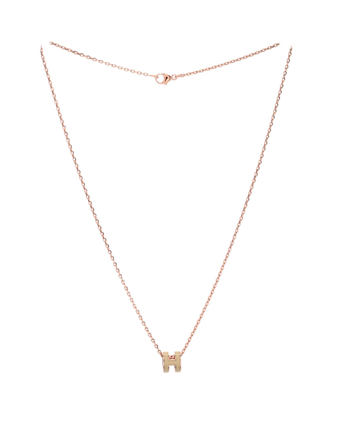 Pre-Owned HERMES Pop H Pendant Chain Necklace