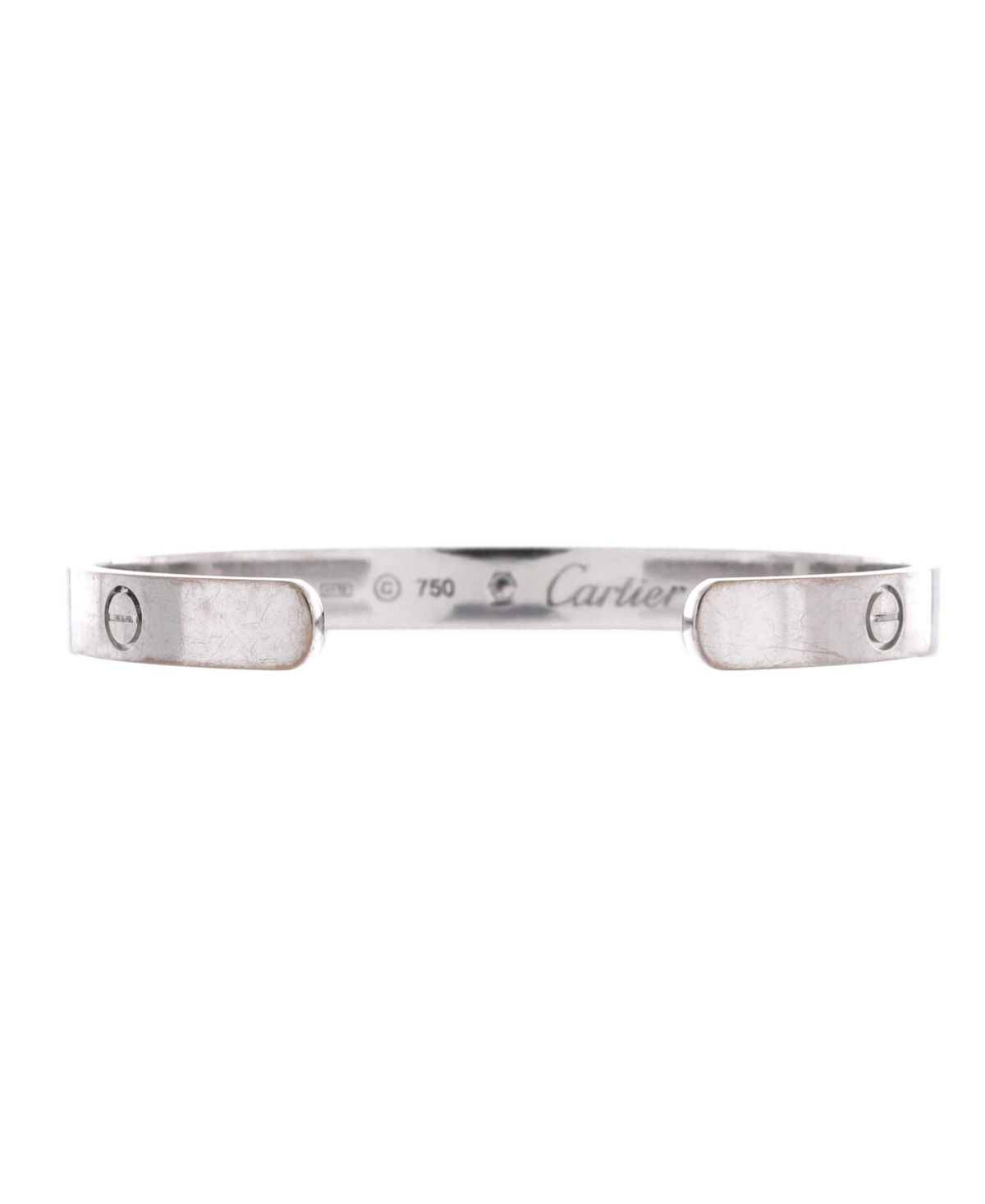 Pre-Owned Cartier Love 1 Diamond Cuff Bracelet
