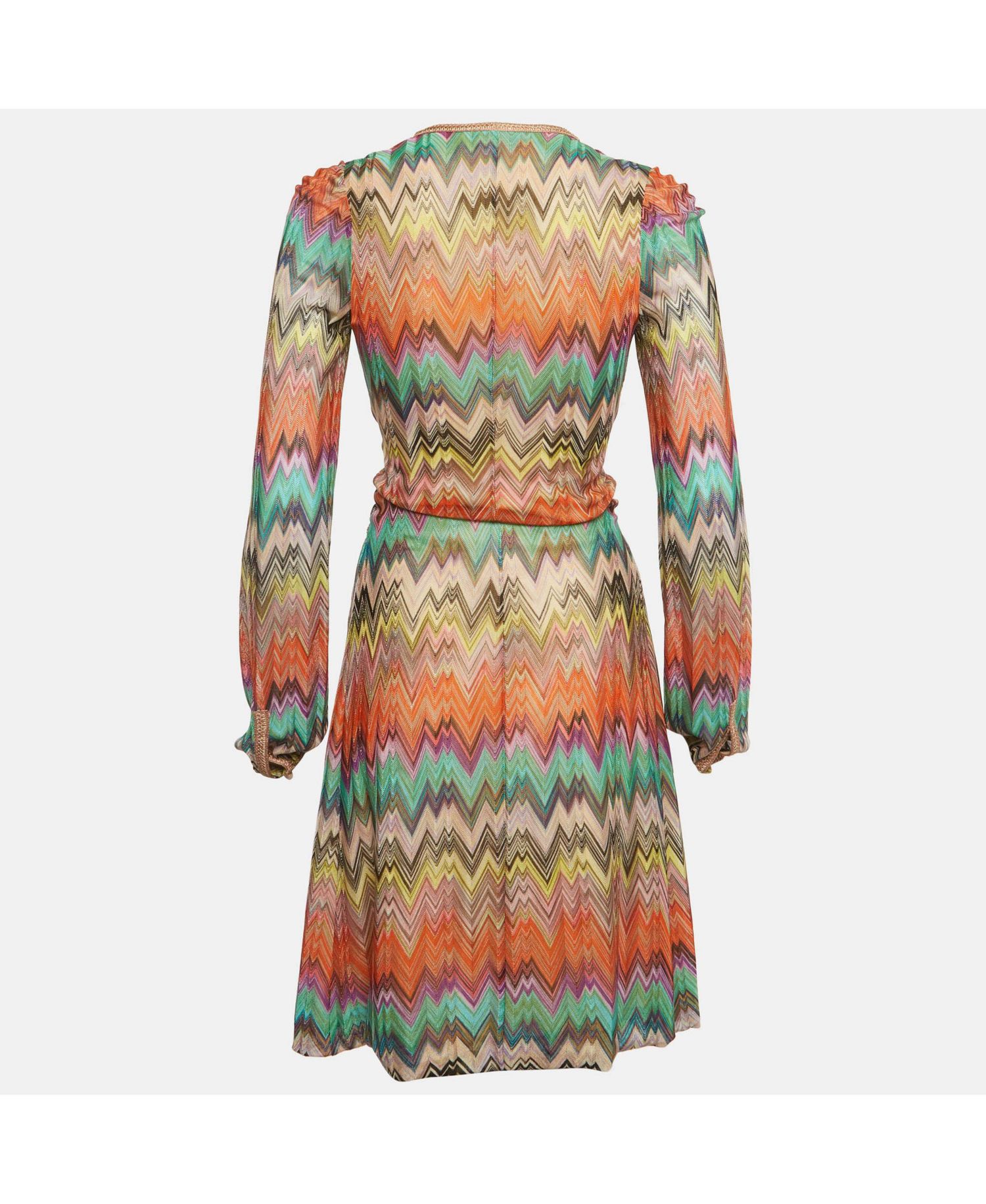 Women's Zig Zag Knit Mini Dress