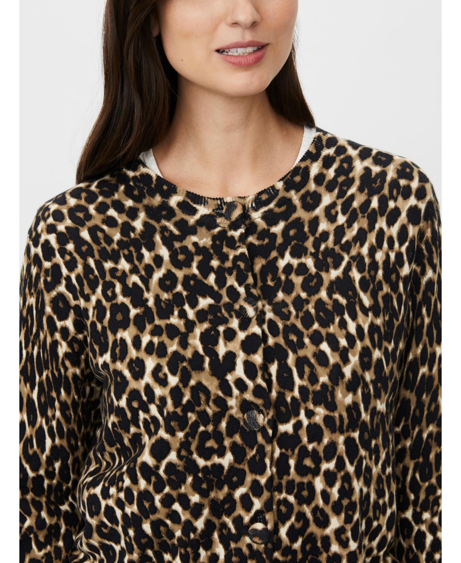 Women's MaLika Leopard Print Cardigan