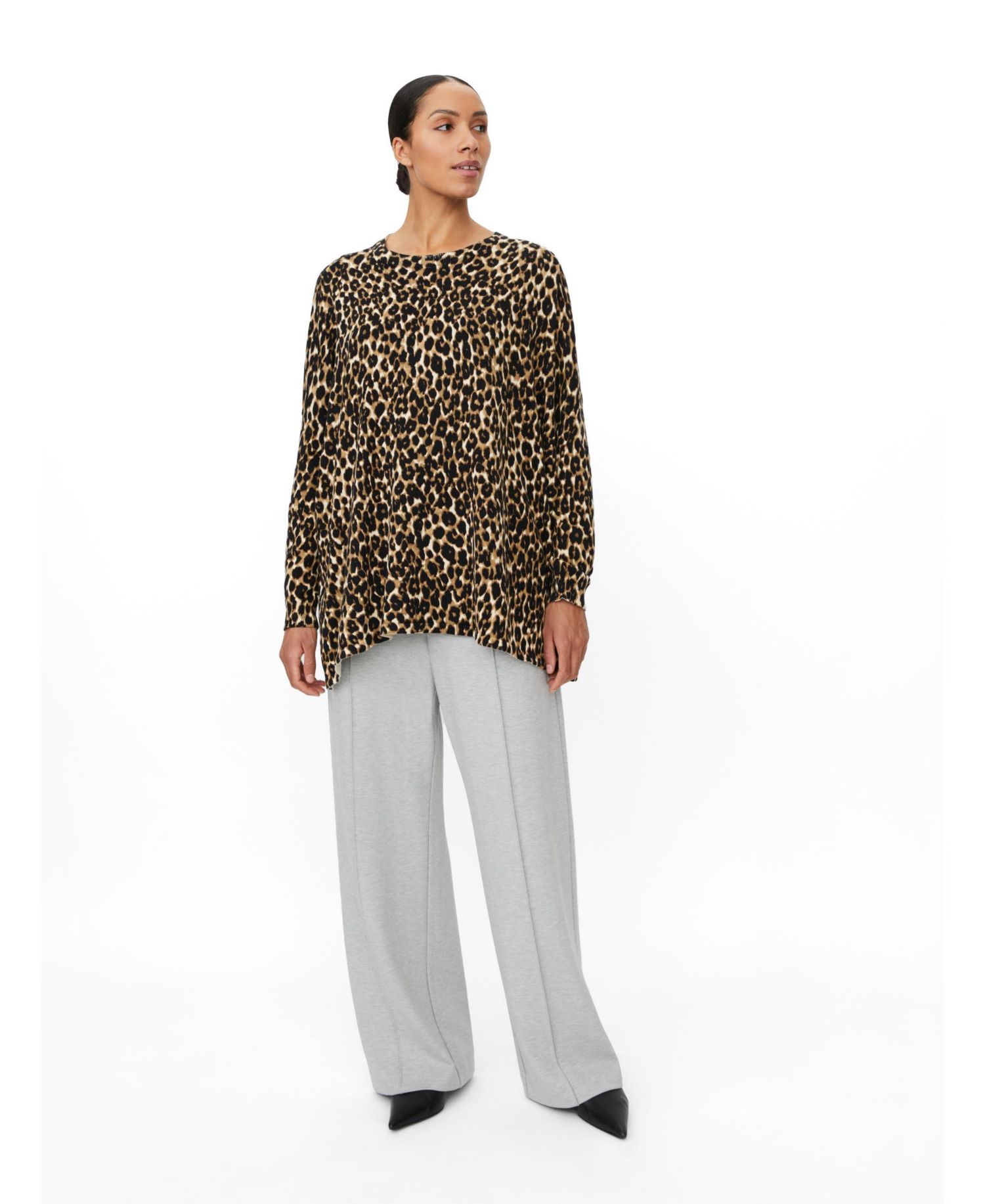 Women's MaFeluci Leopard Print Jumper