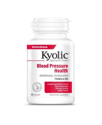 Aged Garlic Extract Formula 109, Blood Pressure Health, 80 Capsules