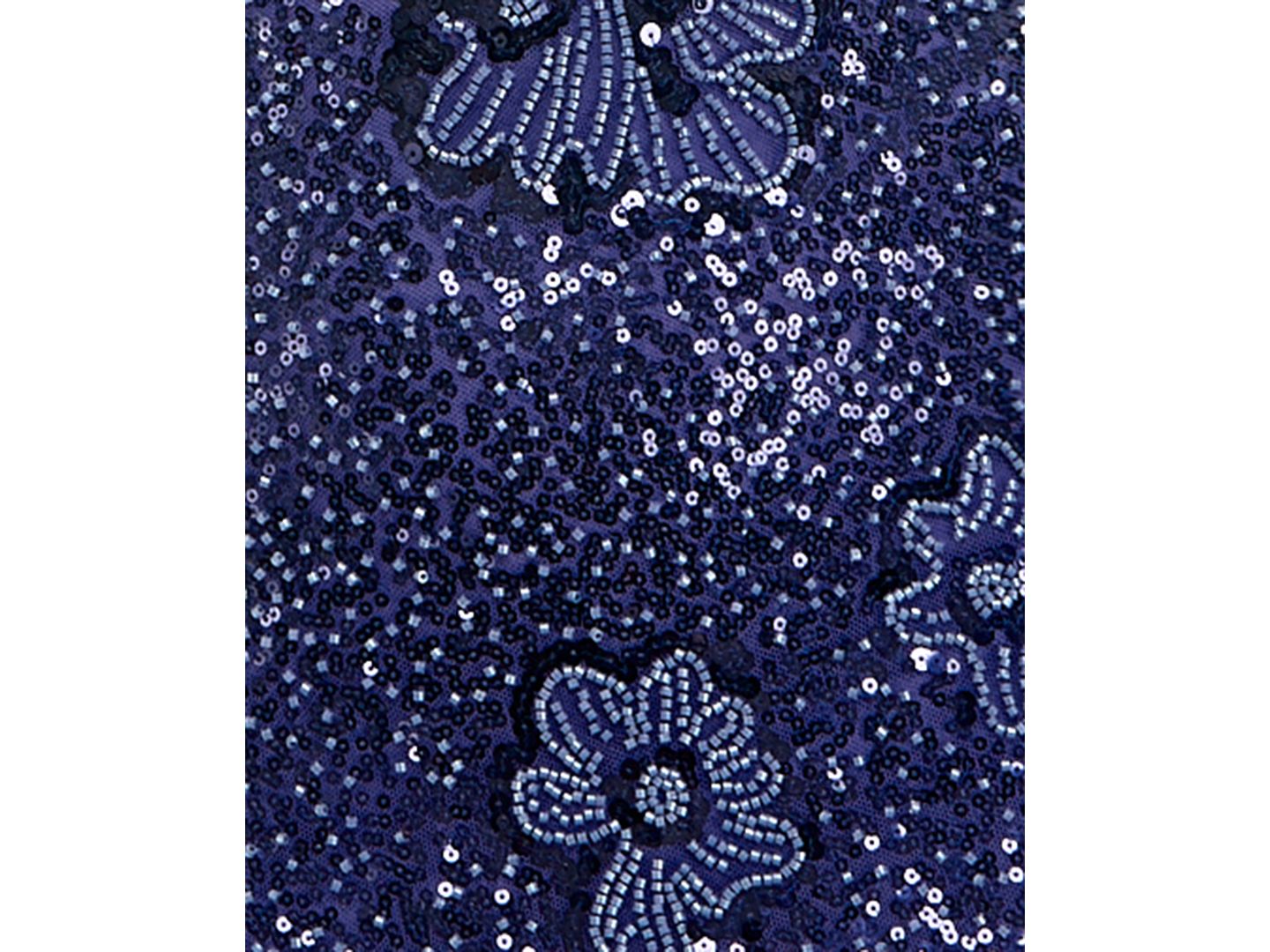 Женское платье SENI & CADE Juniors' Sequin Mini Dress with Floral Beading, цвет: Peri — фото 6