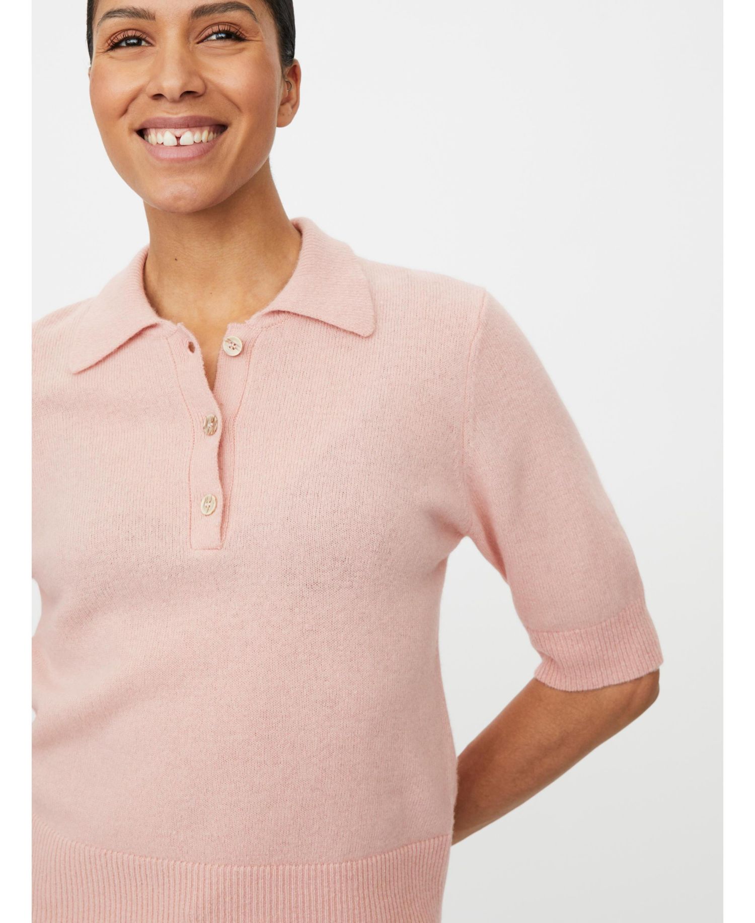 Women's MaFynoria Knitted Polo Sweater