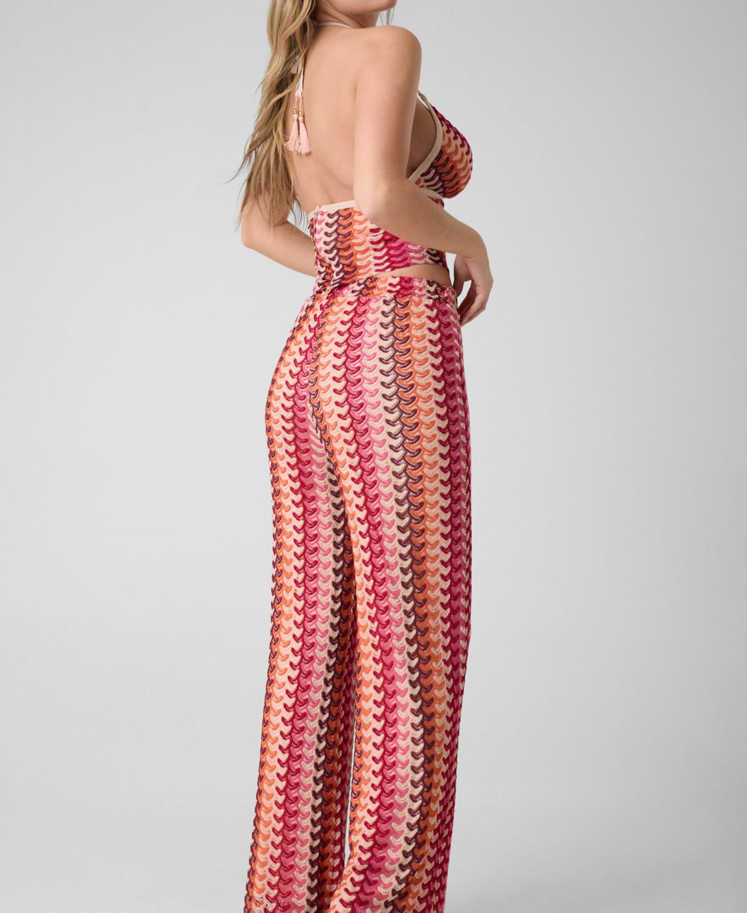Women's Gianna High-Rise Knit Fit and Flare Pants