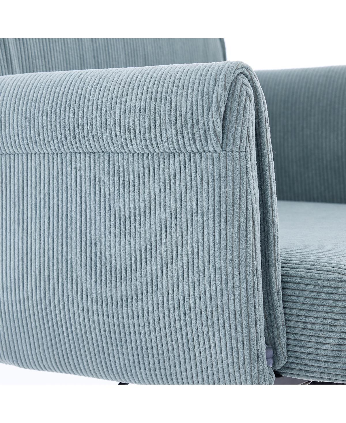 Streamdale Furniture Mid-Back Ergonomic Striped Fabric Office Chair