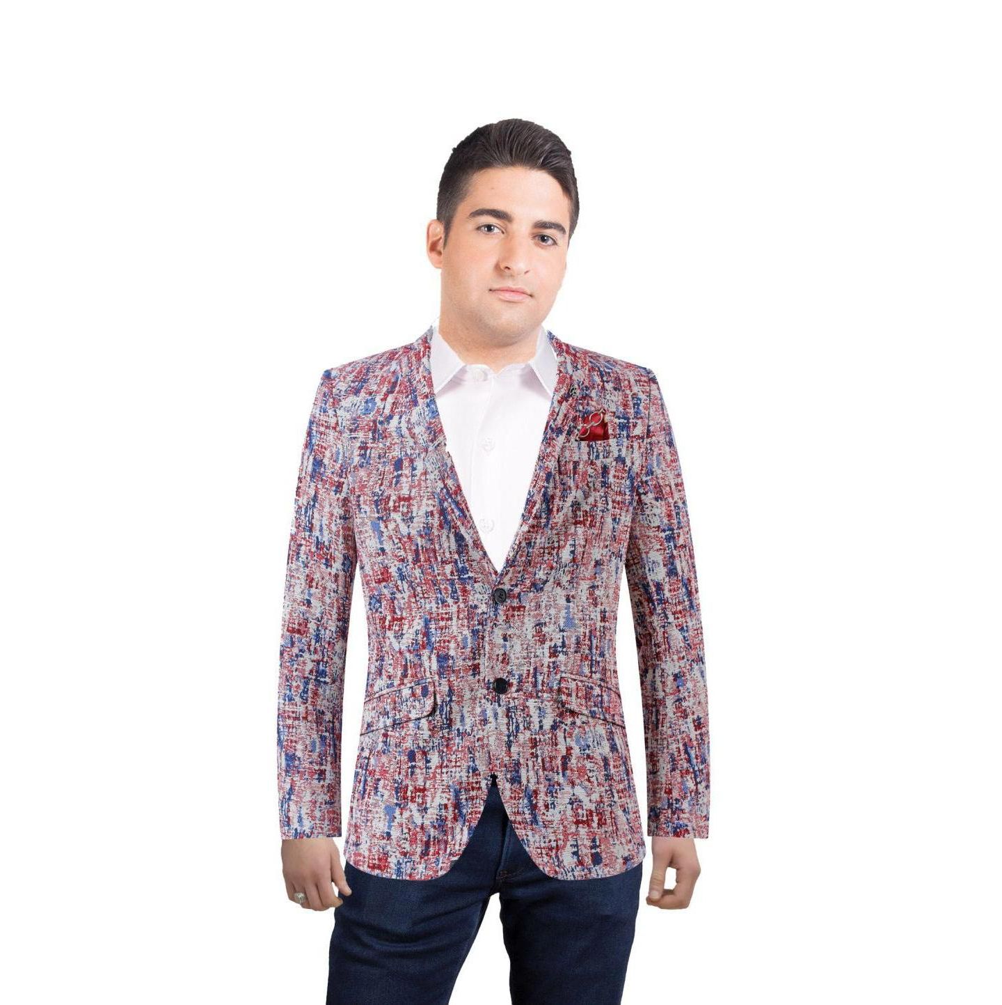 Мужская куртка Elie Balleh Slim Fit Sports Coat — фото 1
