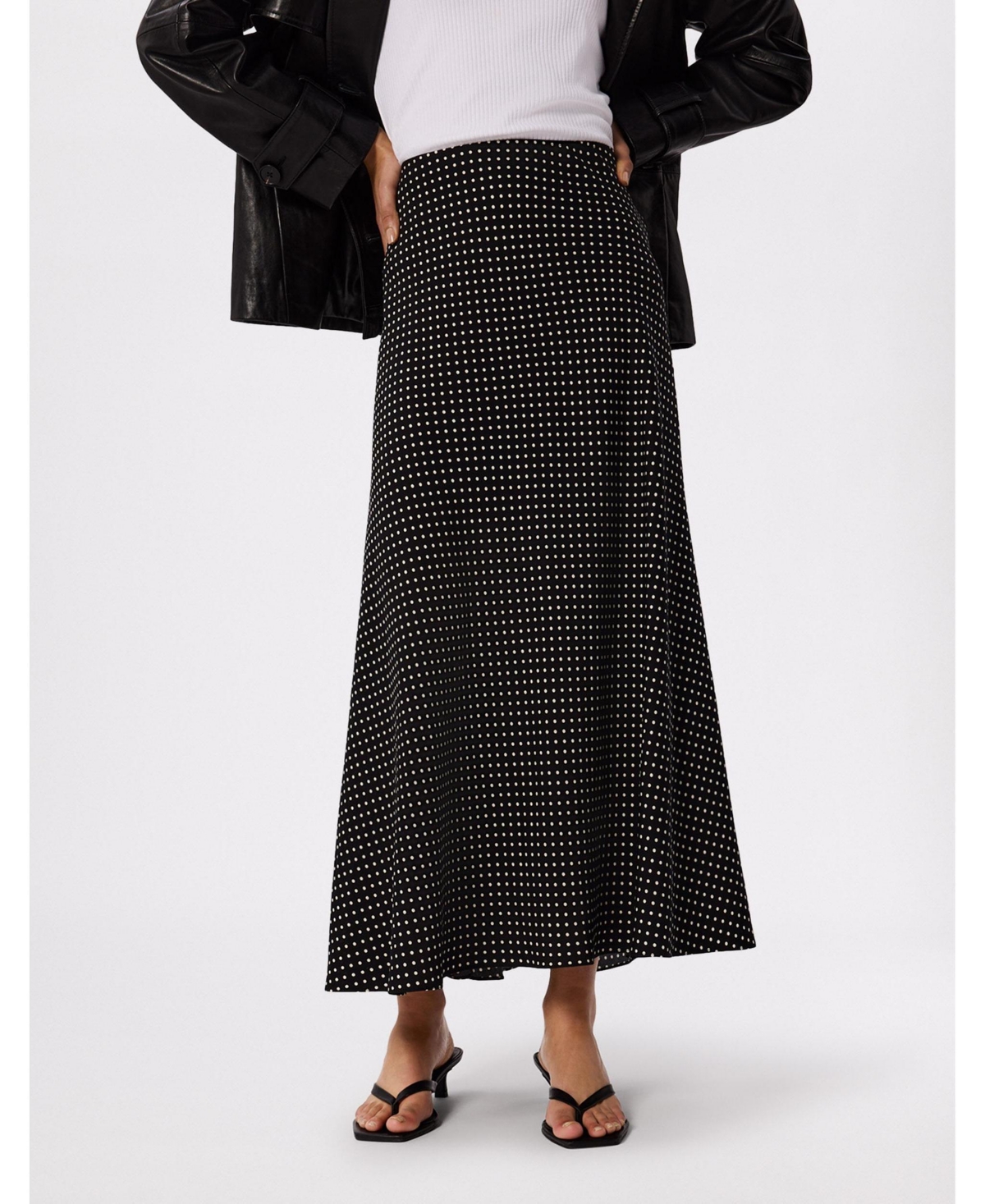 Whistles Women's Mini Spot Maxi Skirt