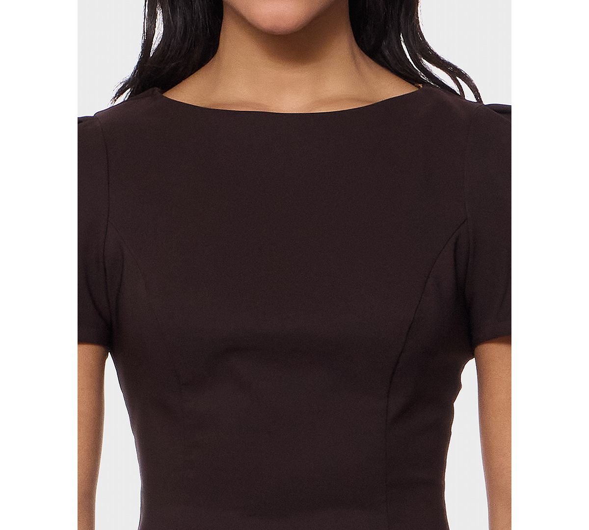 Alex & Sophia Juniors' Boat Neck Short-Sleeve Woven Dress view 6 — MAYCSS fashion products