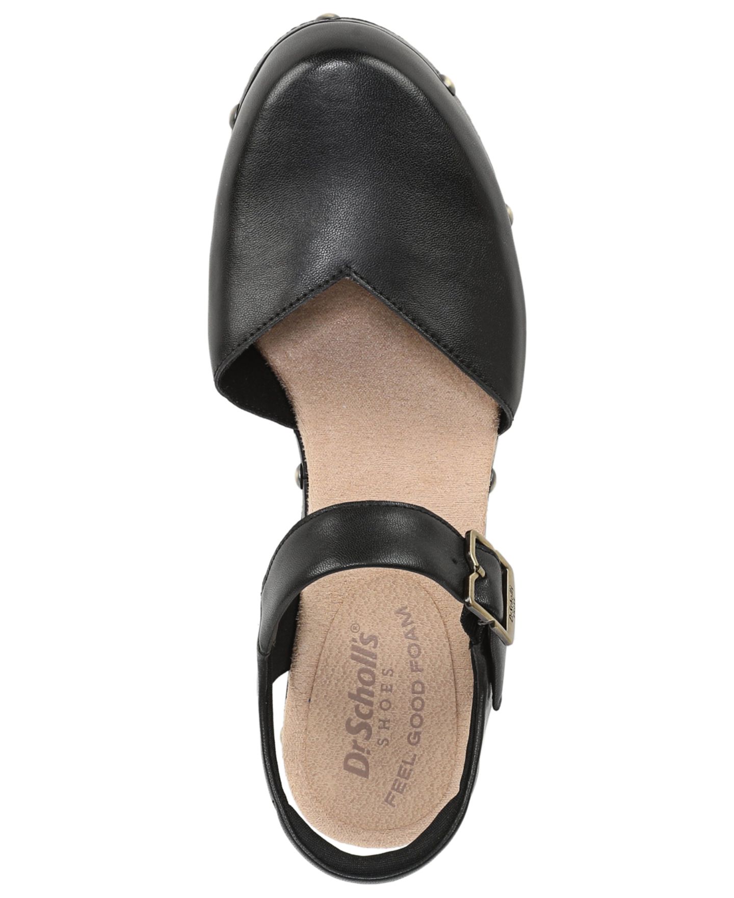 Женские сабо Dr. Scholl's Original Spark Mary Jane, цвет: Чёрный кожаный — фото 4