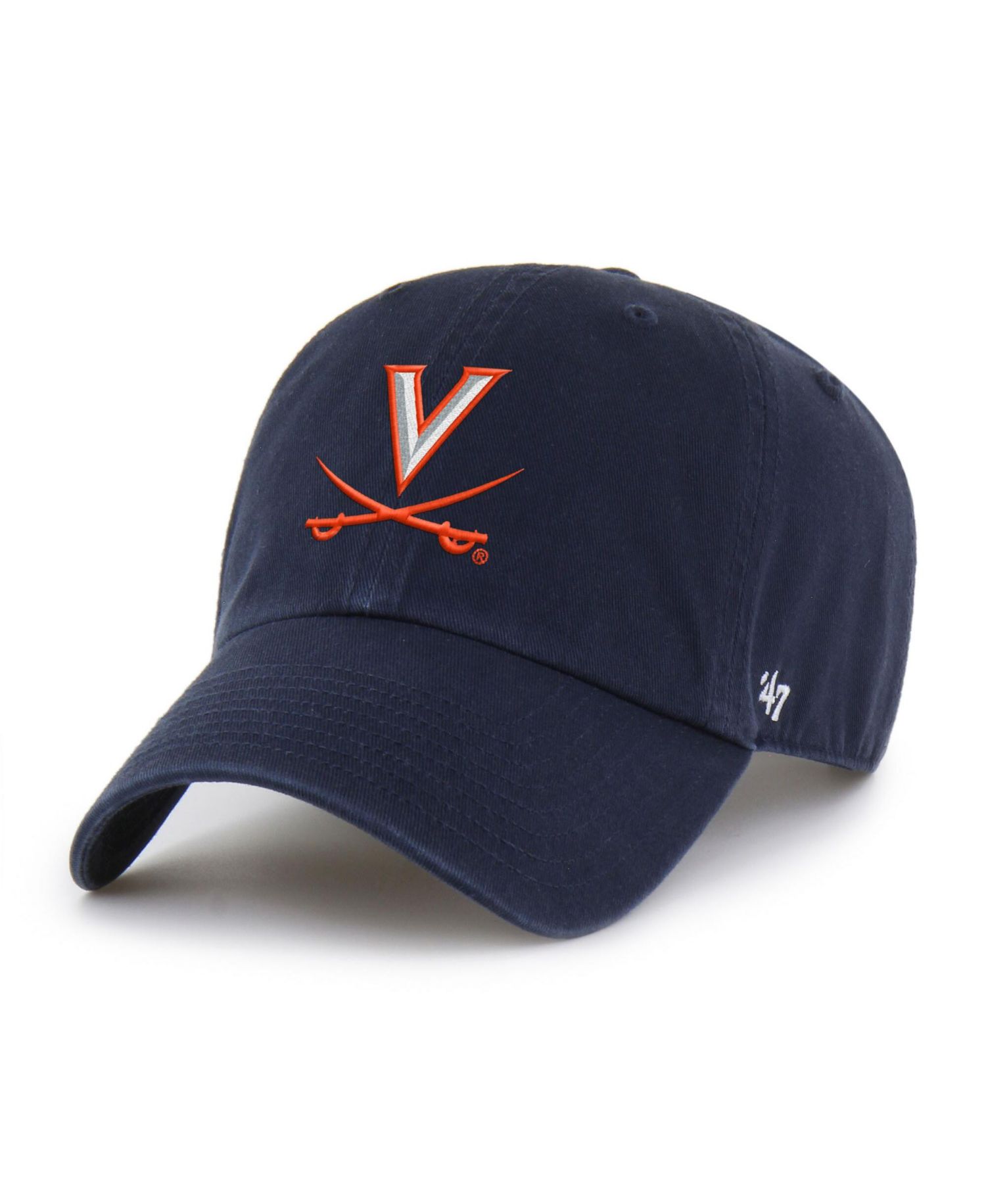 Men's Navy Virginia Cavaliers Americana Heritage Clean Up Adjustable Hat