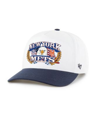 Men's White, Navy New York Mets Americana Eagle Hitch Adjustable Hat