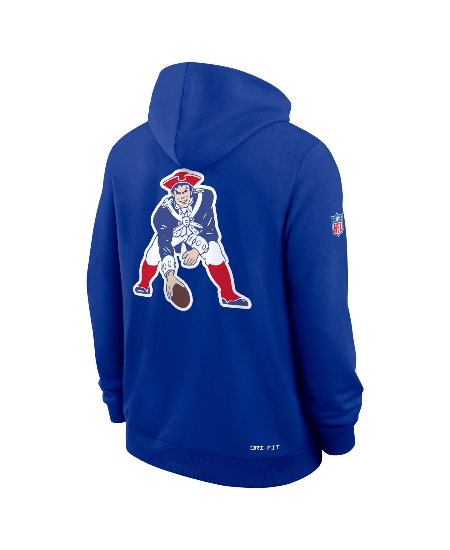 Мужское худи Nike Royal New England Patriots Alt Sideline Standard Issue Dri-FIT — фото 2
