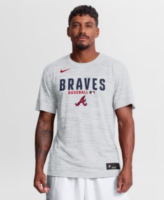 Men's White Atlanta Braves Authentic Collection Velocity Dri-FIT T-Shirt