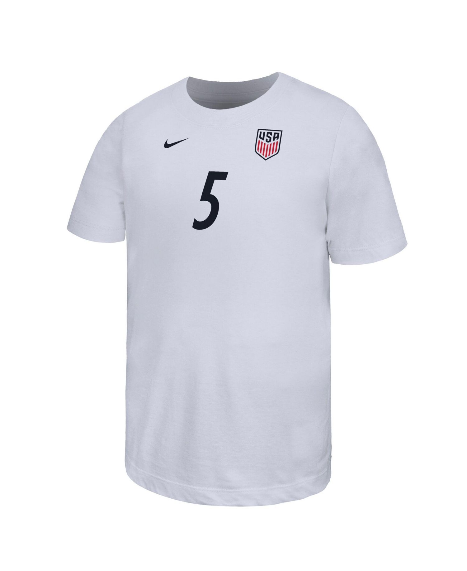 Big Boys and Girls Antonee Robinson White USMNT Home Player Name & Number T-Shirt