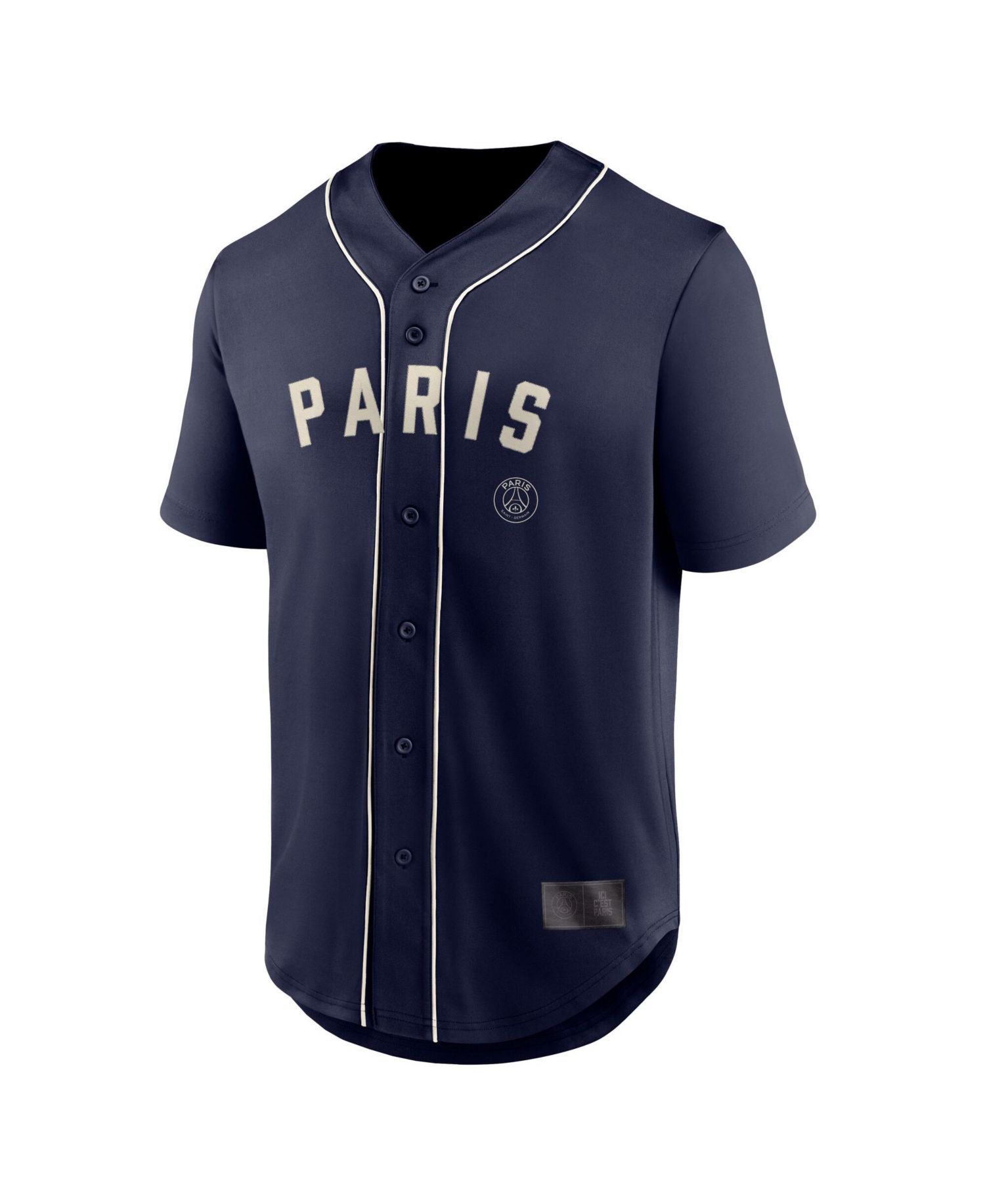 Men's Navy Paris Saint-Germain Oversized Baseball Jersey