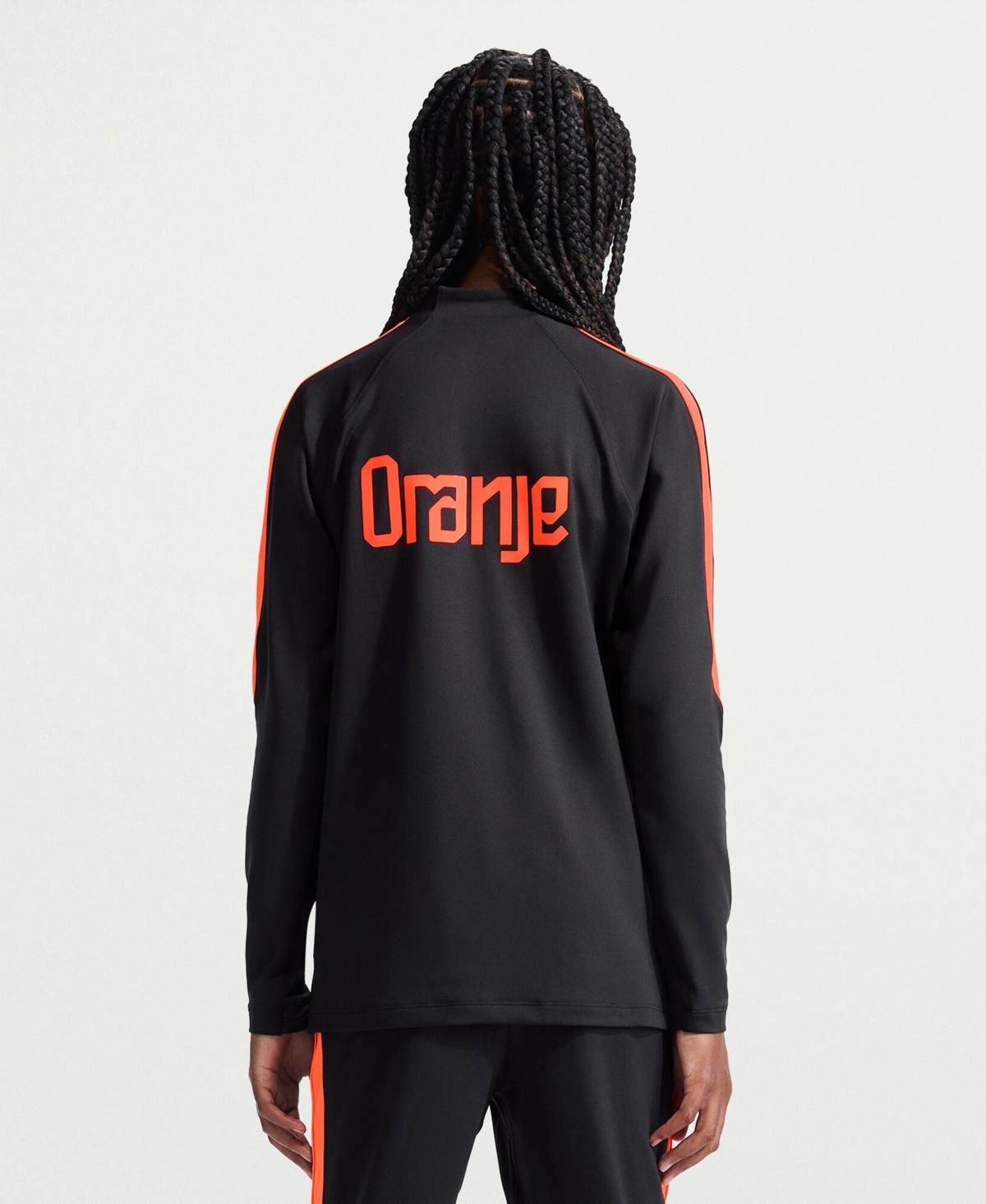 Nike Big Boys and Girls Black Netherlands National Team 2026 Strike Dri-fit Long Sleeve Quarter-Zip Drill Jerseys