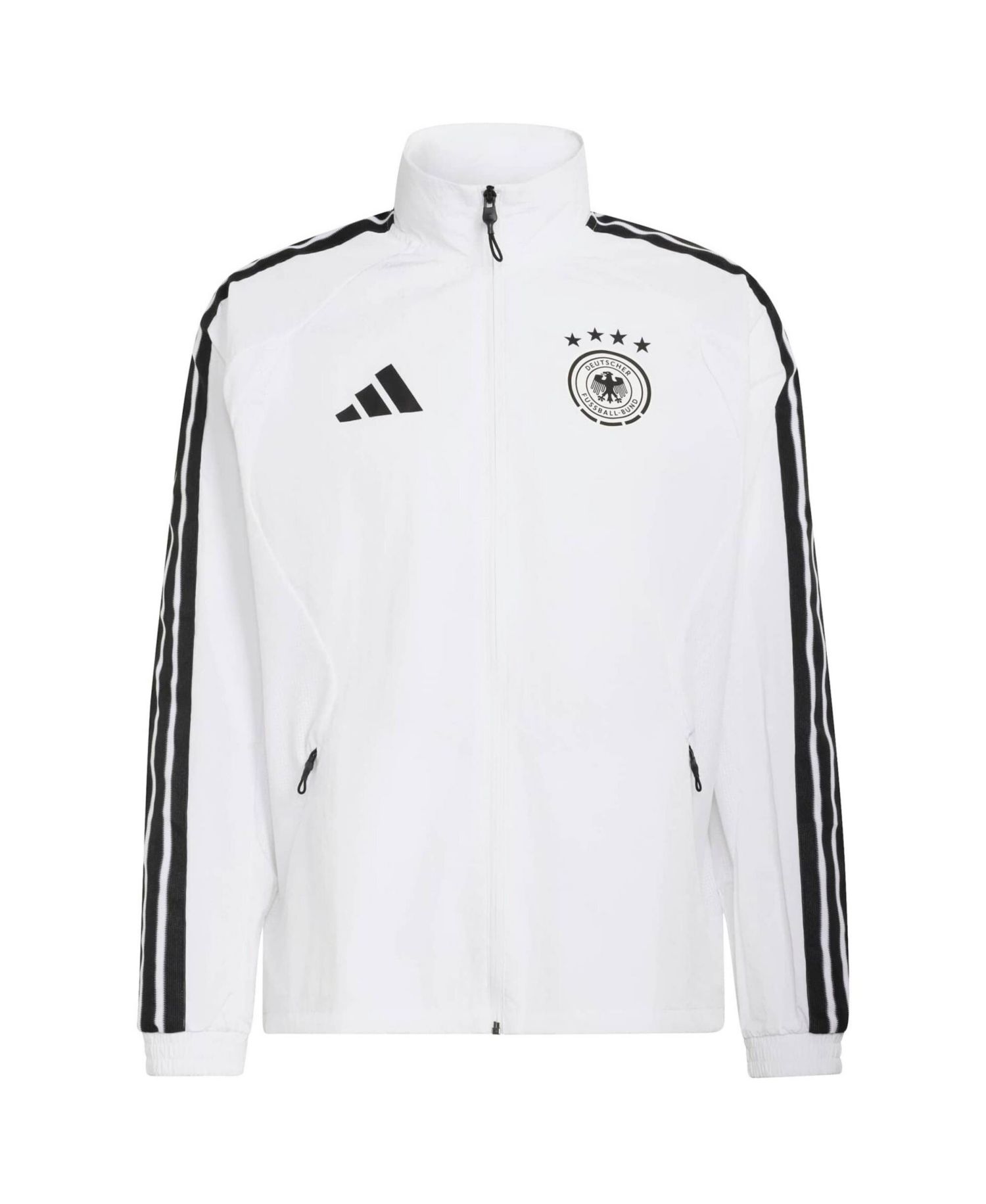 Men's White Germany National Team 2026 Home Full-Zip Game Day Anthem Jacket