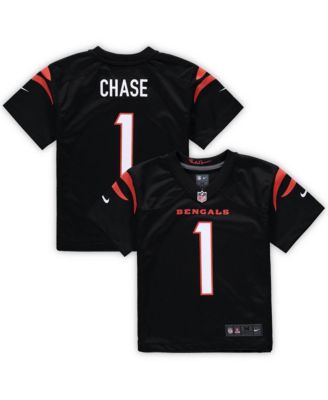Preschool Ja'Marr Chase Black Cincinnati Bengals Game Jersey