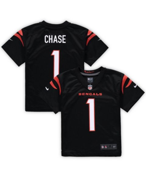 Детское джерси Nike Ja'Marr Chase Cincinnati Bengals Game, Black