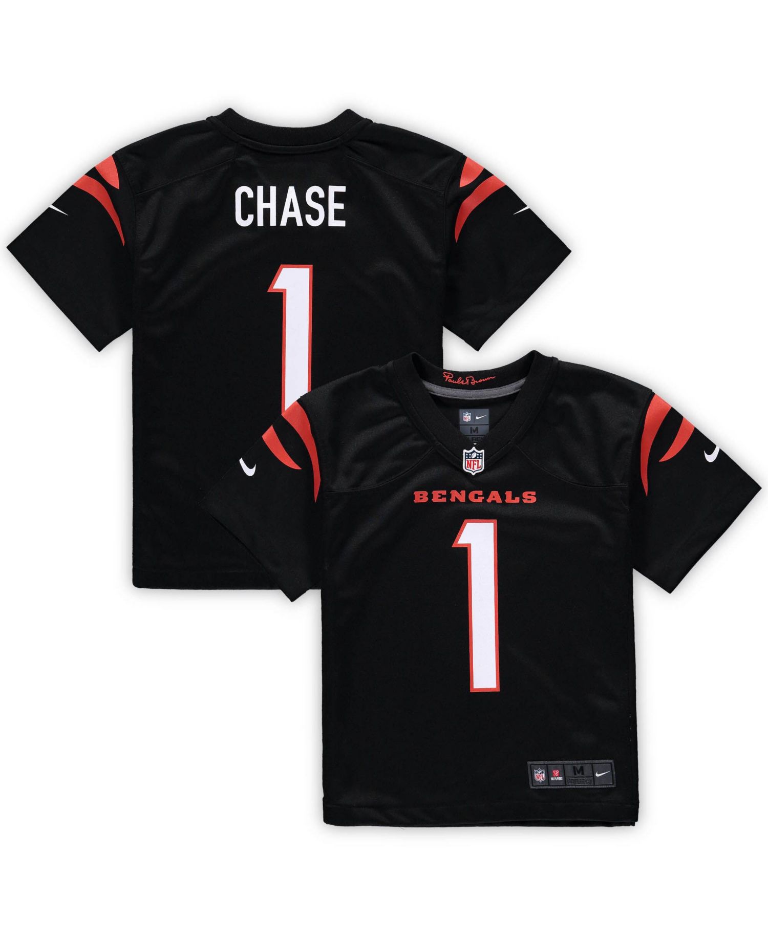 Preschool Ja'Marr Chase Black Cincinnati Bengals Game Jersey