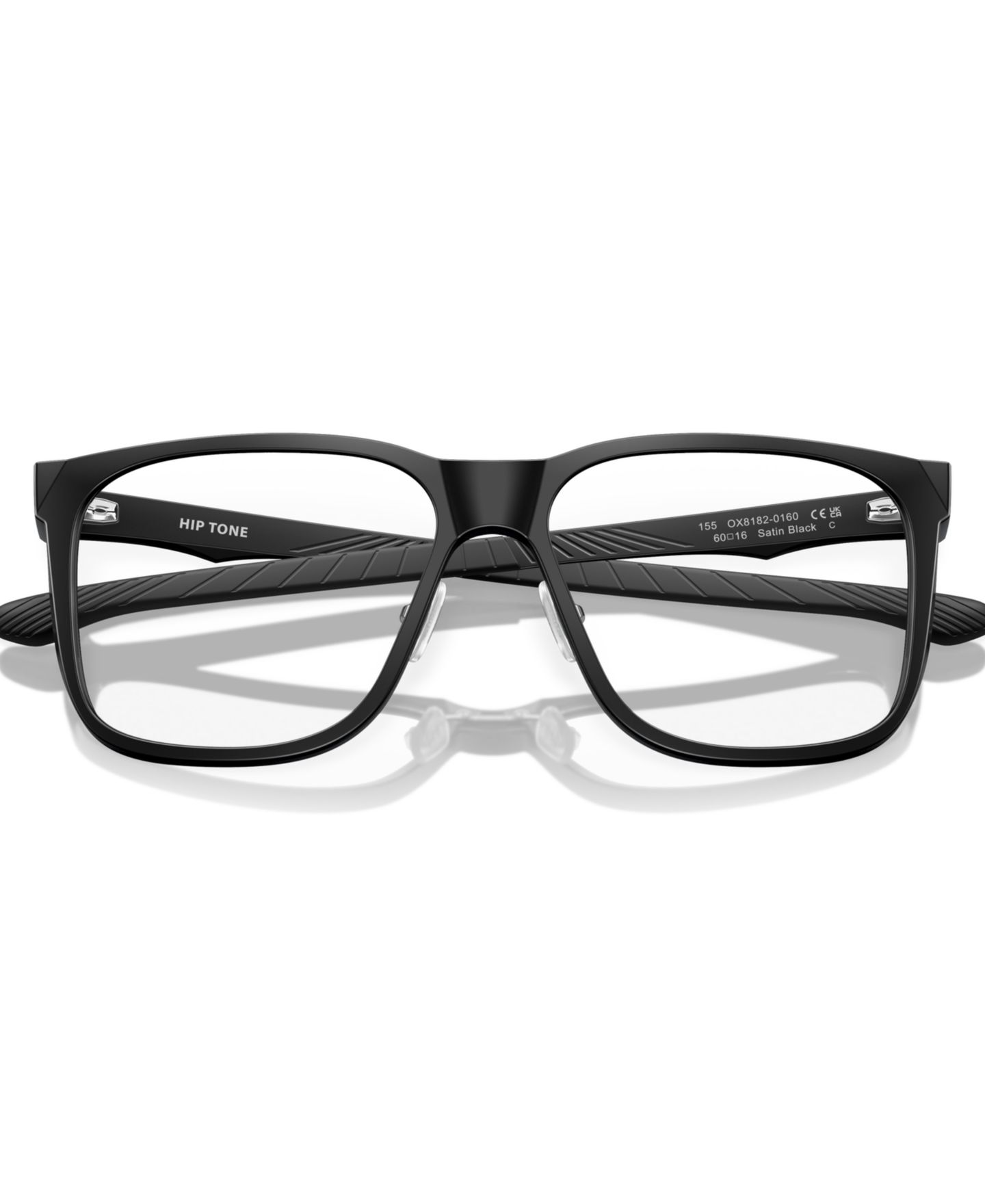 Мужские очки Oakley Hip Tone Eyeglasses, OX8182, цвет: Атласный чёрный — фото 4