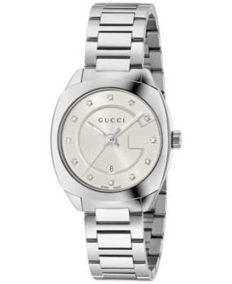 - GG2570 Diamond Accent Stainless Steel Bracelet Watch 29mm Gucci - GG2570 29mm stainless steel watch with diamonds Gucci main image 3