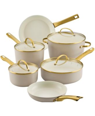 Forged Induction 12-Piece Aluminum Ceramic Nonstick Cookware Set