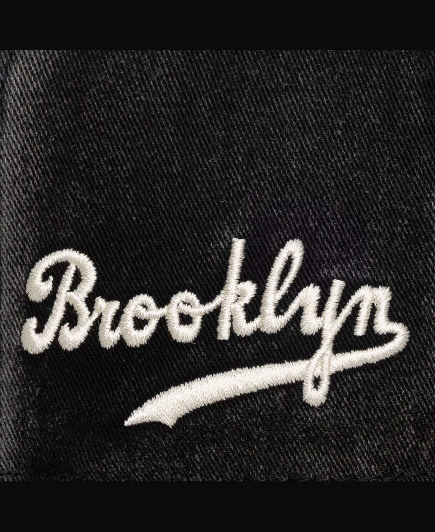 Men's and Women's Cream/Black Brooklyn Dodgers Snow Block Pro Crown Adjustable Hat