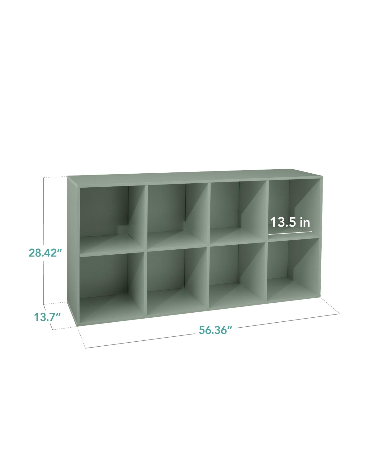 Best Choice Products 8-Cube Bookshelf, 13.5in Display Storage System, Organizer with Removable Back Panels