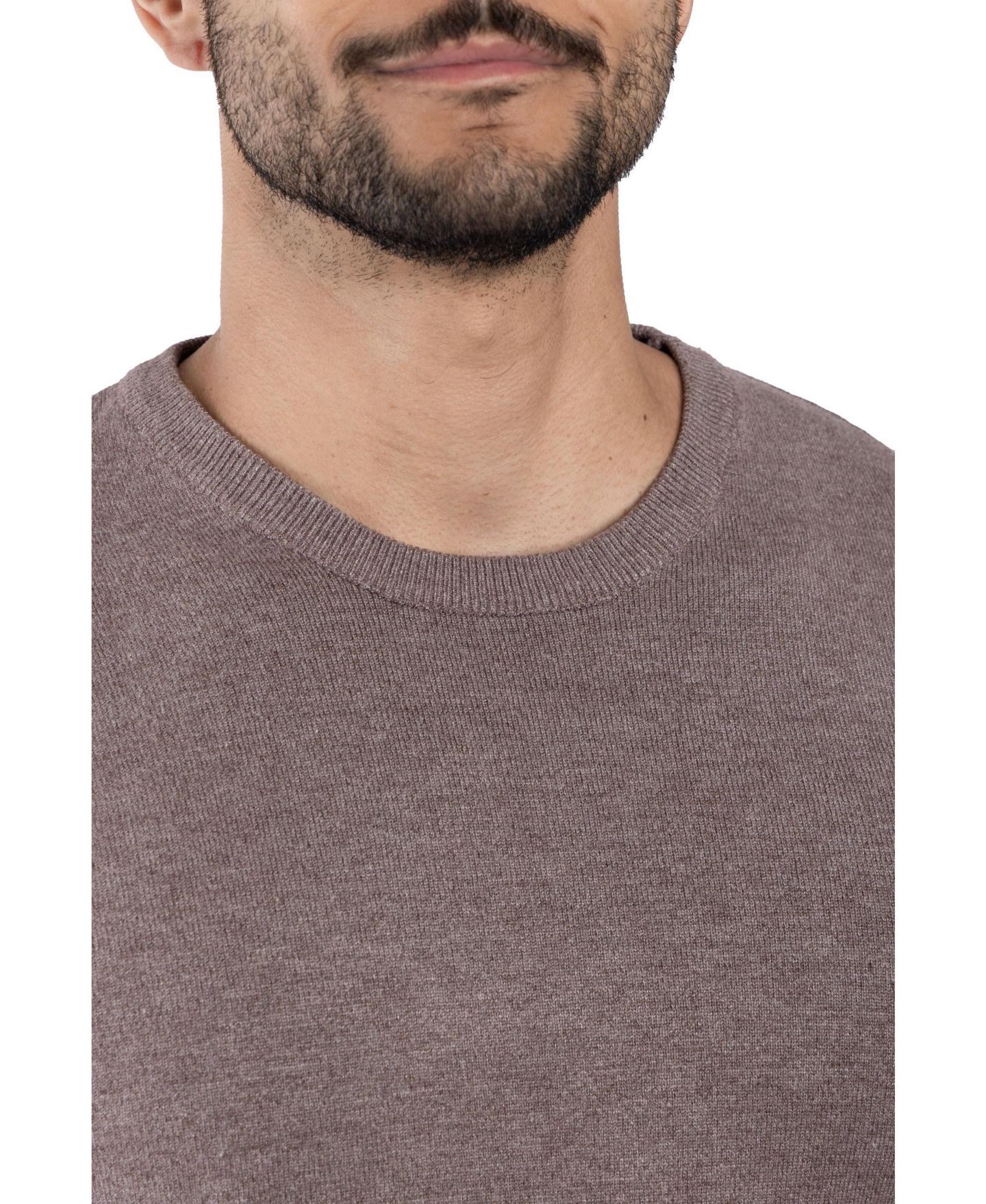 Мужской свитер X-Ray Big & Tall Basic Crewneck, цвет: Серый — фото 4