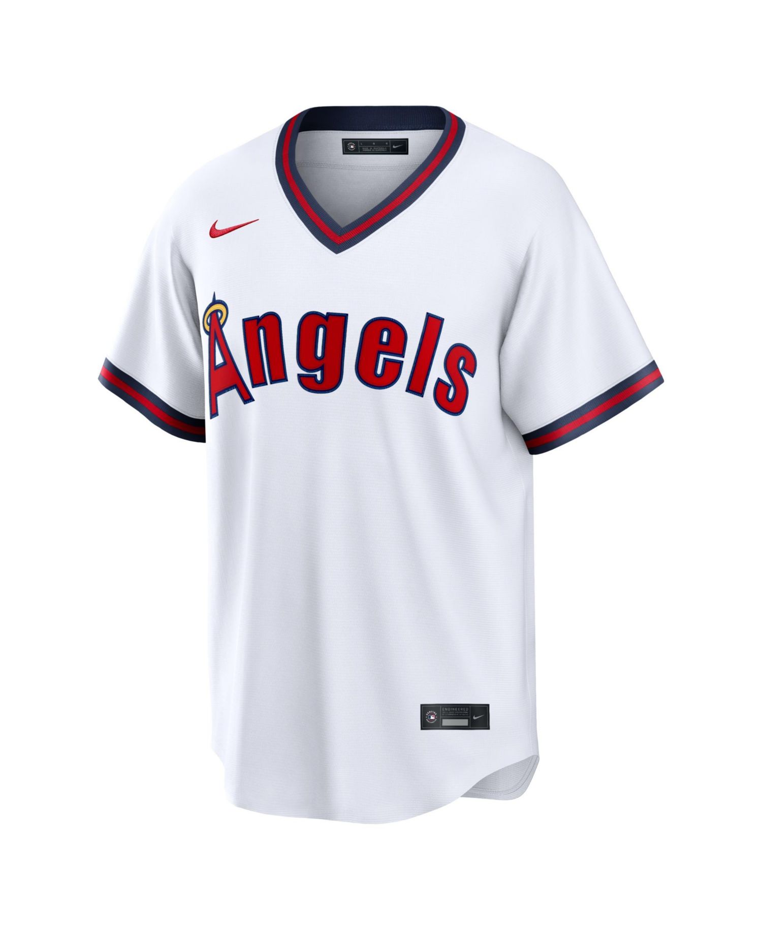 Men's Mike Trout White Los Angeles Angels Alternate Replica Jersey
