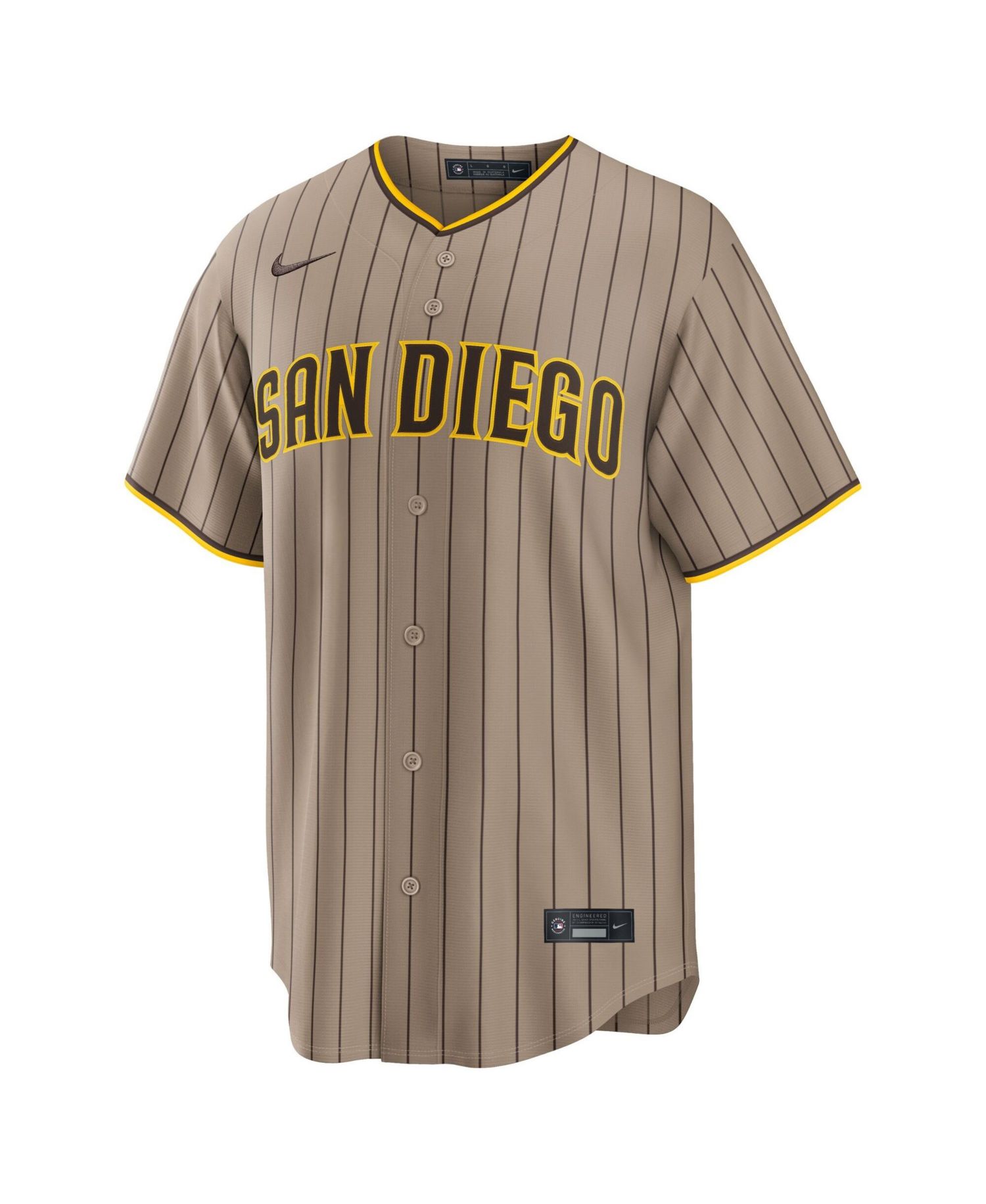 Men's Fernando Tatis Jr. Sand San Diego Padres Alternate Replica Jersey