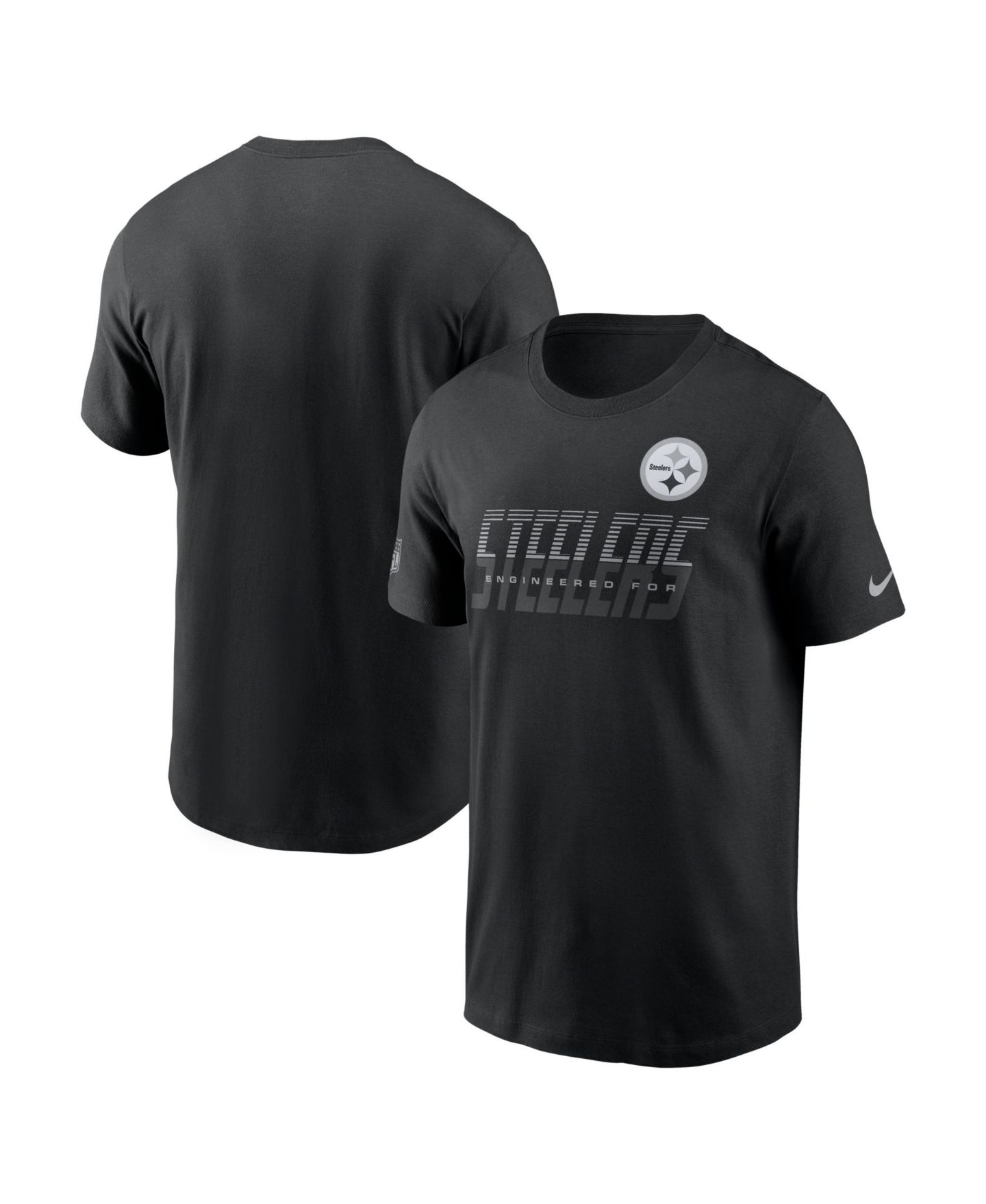 Мужская футболка Nike Black Pittsburgh Steelers Sideline Dri-FIT — фото 1