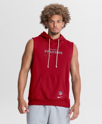Men's Red Atlanta Falcons Sideline Standard Issue Dri-FIT Sleeveless Hoodie