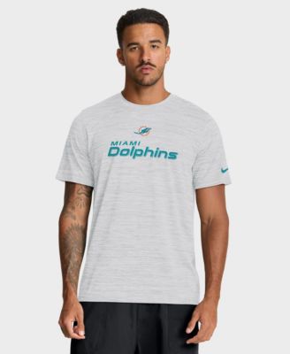 Men's Ash Miami Dolphins Velocity Endurance Run Dri-FIT T-Shirt