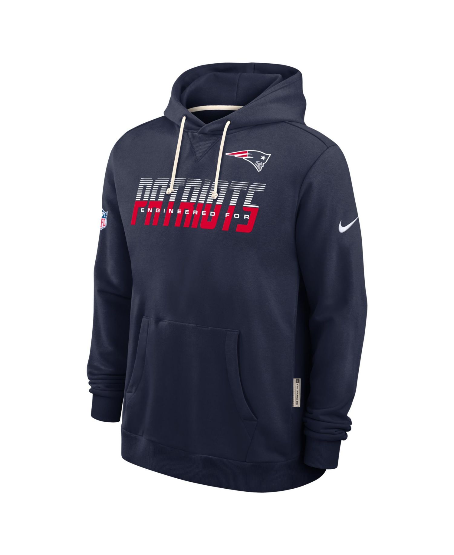 Men's Navy New England Patriots Sideline Standard Issue Dri-FIT Hoodie