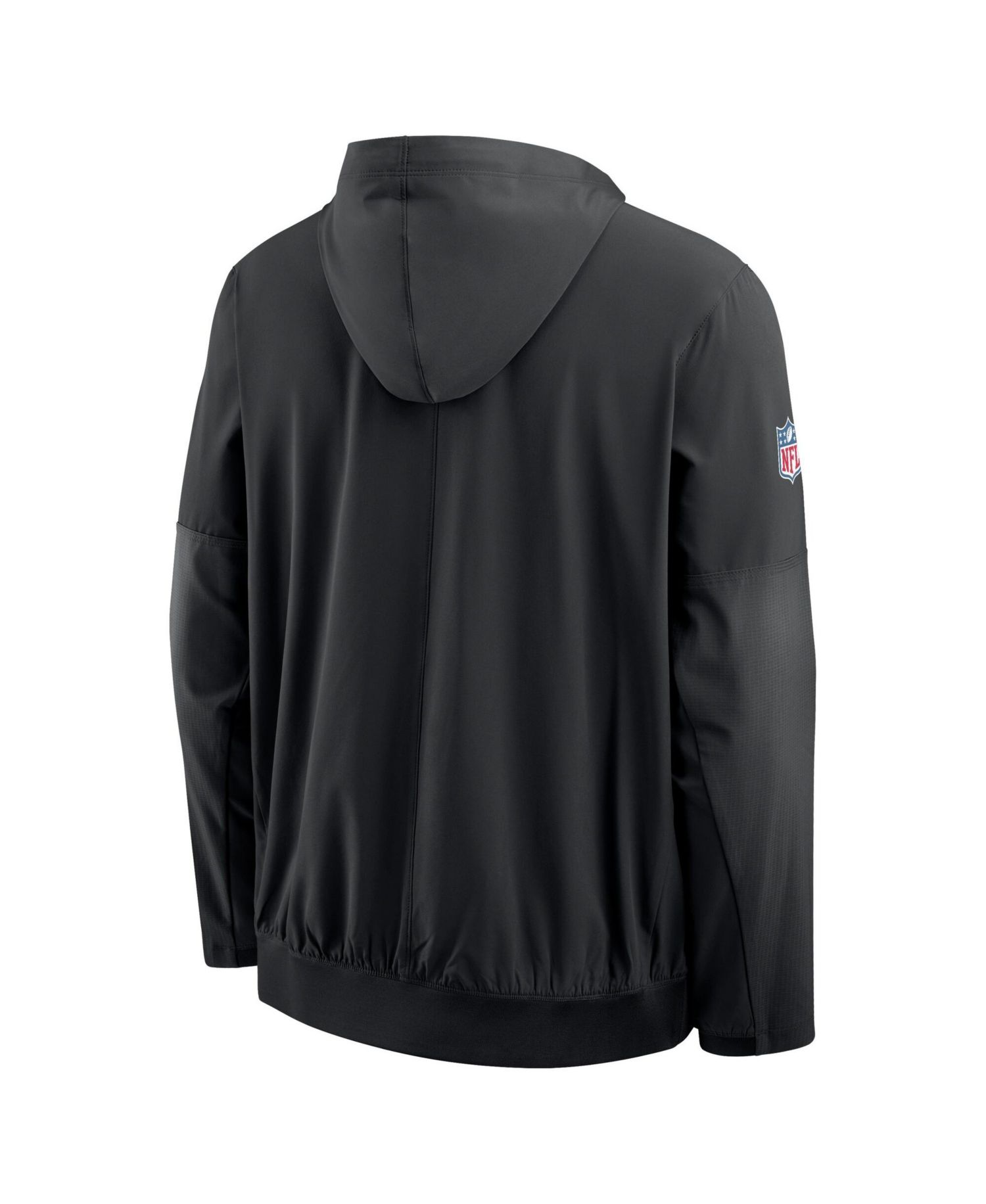 Men's Black Washington Commanders Alt Anorak Half-Zip Hooded Jacket