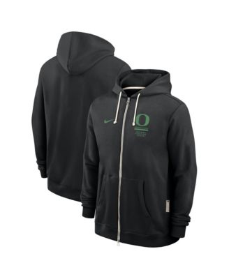 Men's Black Oregon Ducks 2026 Sideline Standard Issue Dri-FIT Full-Zip Hoodie