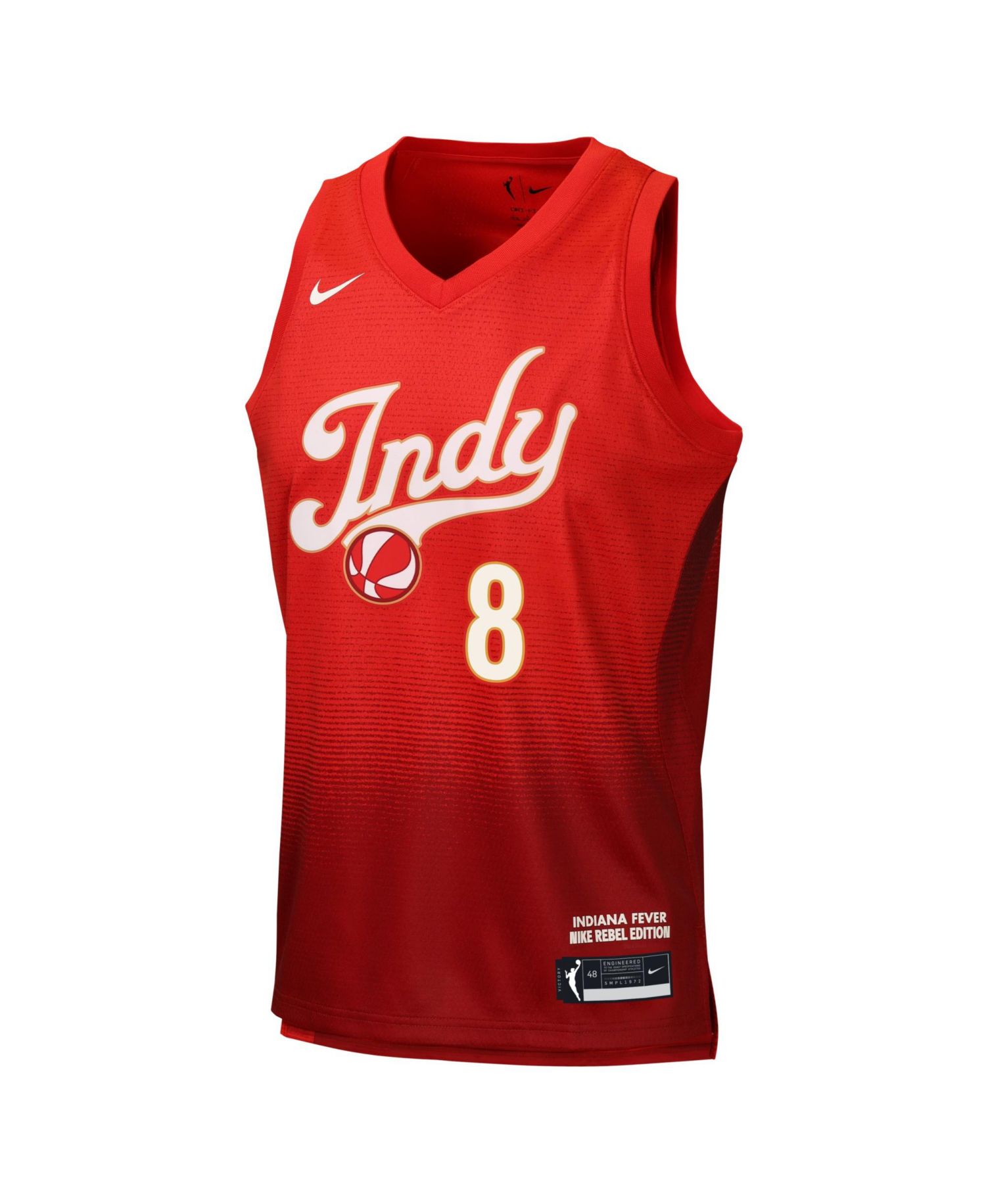 Big Boys and Girls Sophie Cunningham Red Indiana Fever Victory Rebel Edition Jersey