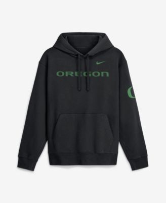 Men's Black Oregon Ducks 2026 Sideline Club Fleece Hoodie