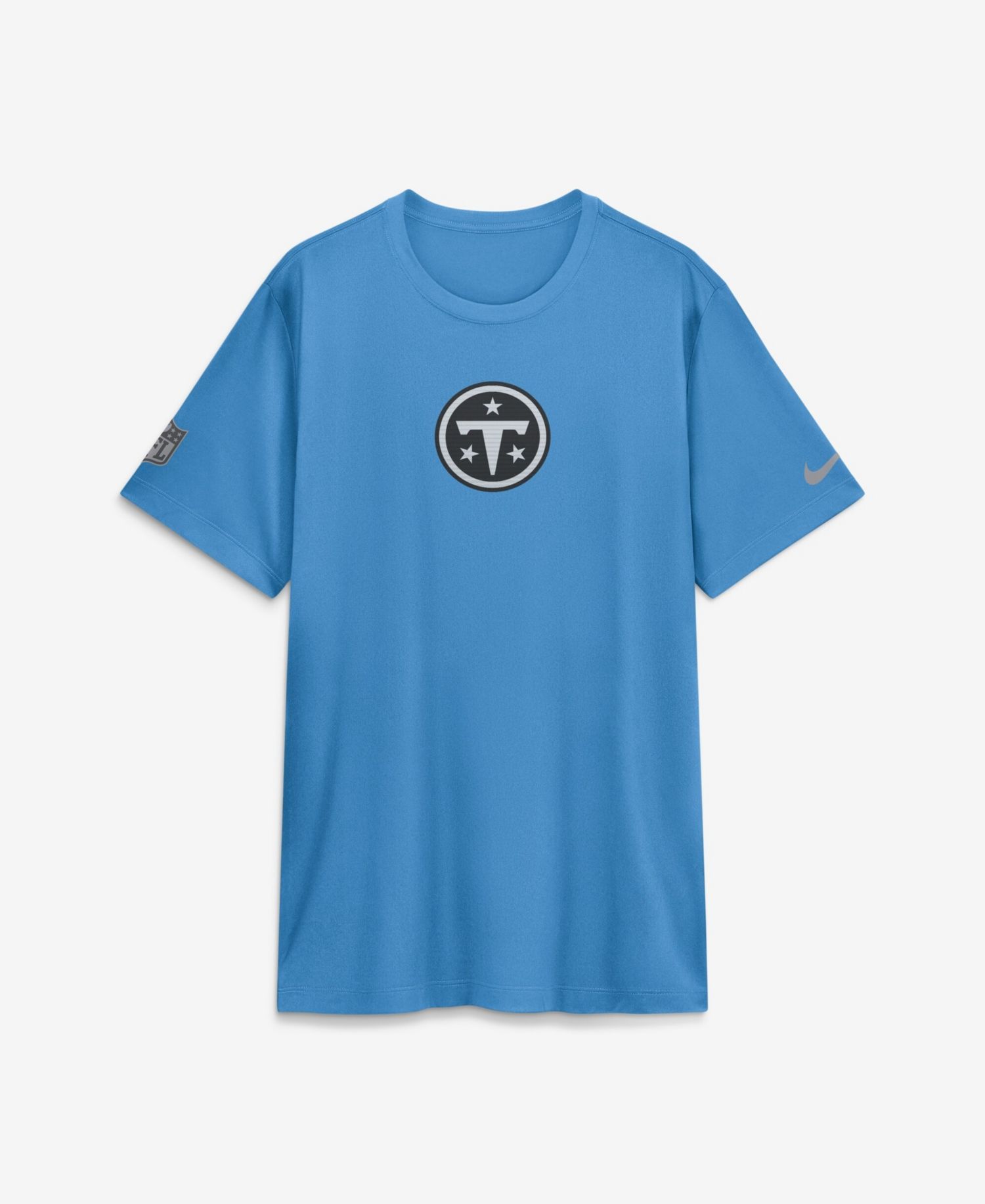 Men's Light Blue Tennessee Titans Sideline Lead The Charge Legend Dri-FIT T-Shirt
