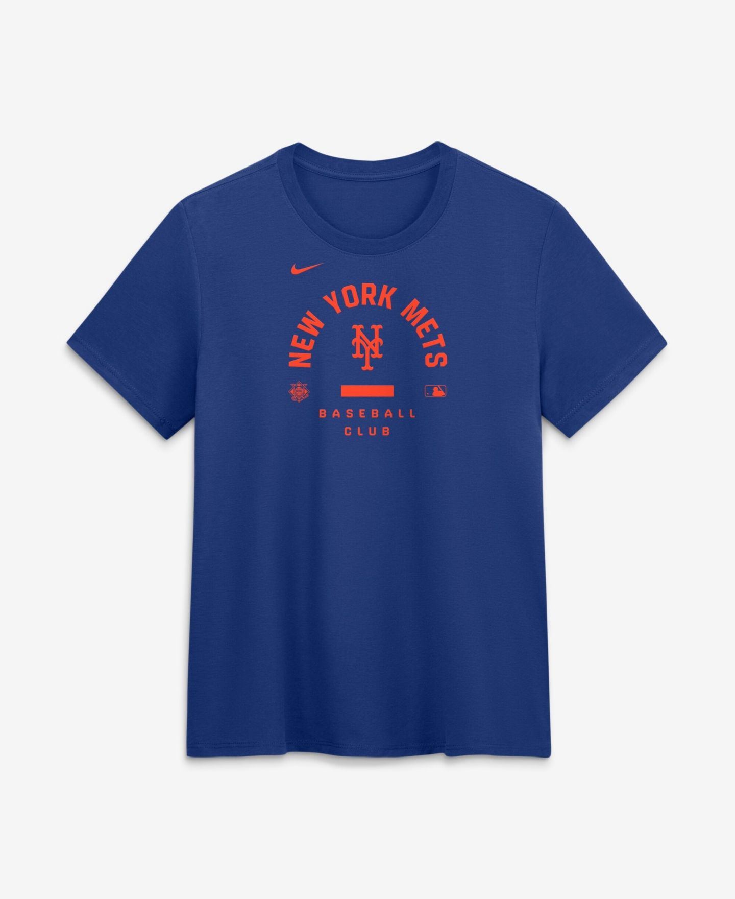 Женская футболка Nike Royal New York Mets Authentic Collection Early Work Tri-Blend Dri-FIT — фото 1