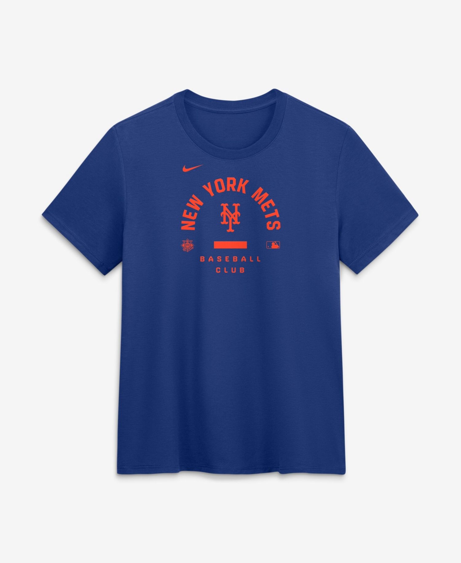 Women's Royal New York Mets Authentic Collection Early Work Tri-Blend Dri-FIT T-Shirt