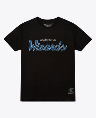 Men's Black Washington Wizards Vintage Wordmark T-Shirt