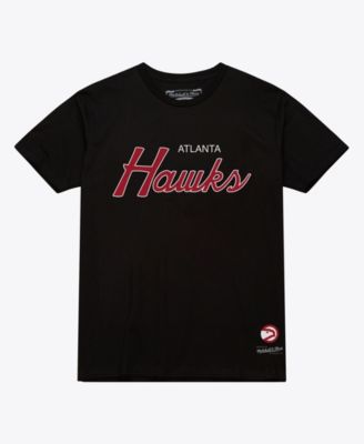 Men's Black Atlanta Hawks Vintage Wordmark T-Shirt