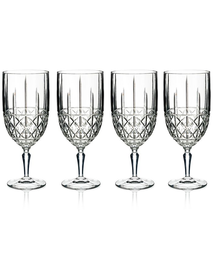 Marquis Brady 4Pc. Iced Beverage Glass Set Macy's
