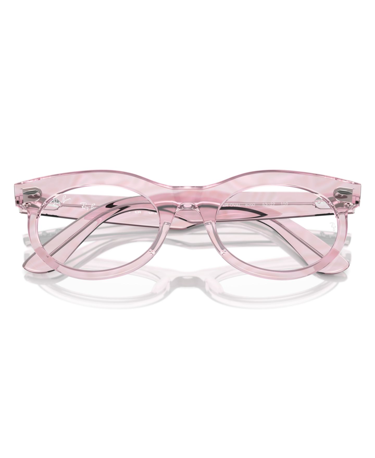 Очки Ray-Ban Unisex Wayfarer Oval Optics Change Eyeglasses, RB2242V, цвет: Фиолетовый — фото 5